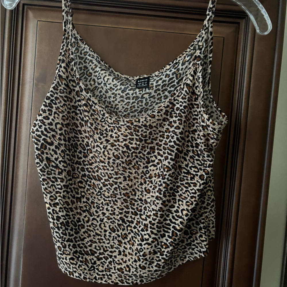 H&M Leopard Print Camisole Top